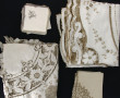 Lot de linge ancien comprenant une nappe