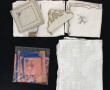 Lot de linge ancien comprenant une nappe