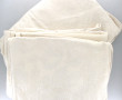 Dessus de lit en tissu gauffré crème déc