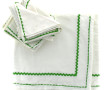 Nappe blanche en damassé 12 couverts et 