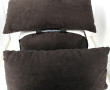 5 coussins bruns