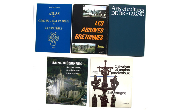 Thème BRETAGNE RELIGIEUSE - Lot de 5 ouv