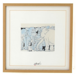 TINTIN - "Les cigares du pharaon", tiré 