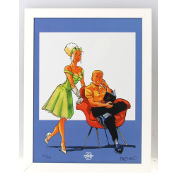 DOUBLE M - Sérigraphie, signée Meynet, t
