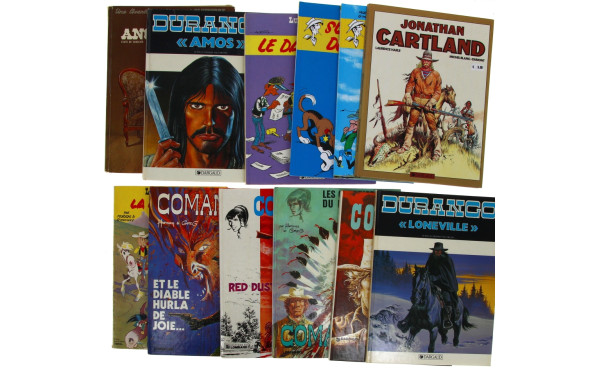 Thème WESTERN - Lot de 12 BD (dont une s