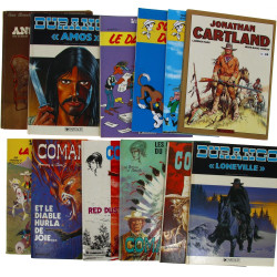 Thème WESTERN - Lot de 12 BD (dont une s