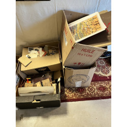 4 cartons de correspondances familiales 