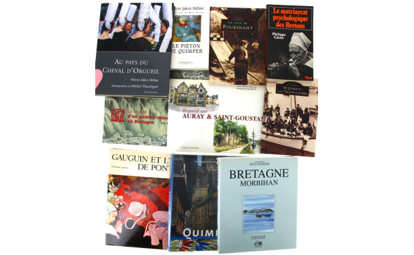 BRETAGNE - Carton de livres modernes