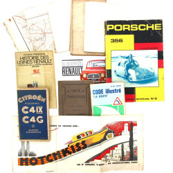 AUTOMOBILE - Lot comprenant un code illu