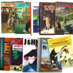 16 BD rigides diverses dont quelques sér
