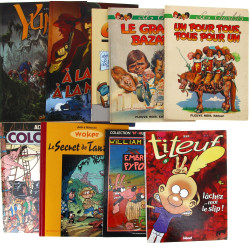 Carton d'une trentaine de BD la plupart 