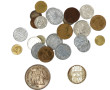 Lot de pièces en argent (une pièce de 50