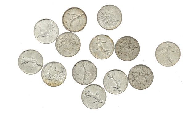 1695 - 1969 - Lot de 12 pièces 1965 et 1