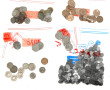 France - Vrac de monnaie en métal Xxème 