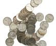 1960 - Lot de 50 pièces de 5 francs arge
