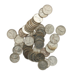 1960 - Lot de 50 pièces de 5 francs arge
