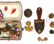 Lot de petits insignes anciens, épingle 