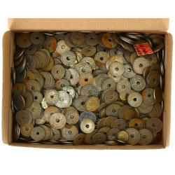 Vrac de monnaies 4,3 kg France Xxe
