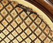 Chaise ancienne en bois de merisier vern