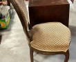 Chaise ancienne en bois de merisier vern