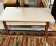 Table basse en bois fruitier en partie r