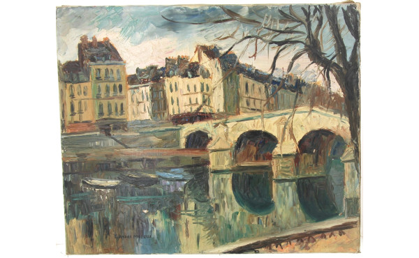 Yves André MOLEUX (1906-?) "Vue de Paris