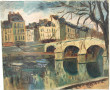 Yves André MOLEUX (1906-?) "Vue de Paris