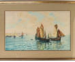 Alphonse LAFITTE (1863-1936) "Marine au 