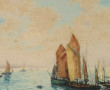 Alphonse LAFITTE (1863-1936) "Marine au 