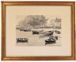 TRANNOD (Xxème) "Barques au mouillage à 