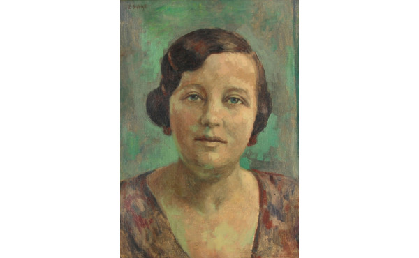 LESAGE (Xxème) "Portrait de femme", huil