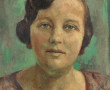 LESAGE (Xxème) "Portrait de femme", huil