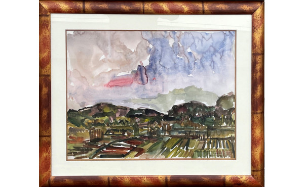 Isaac CELNIKIER (1923-2011) "Paysage du 