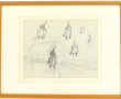 Anonyme Xxème - Lot de 3 dessins à la mi