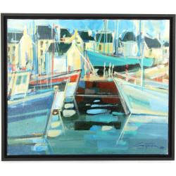 TYMEN (Xxe) "Port de Lechiagat", huile s