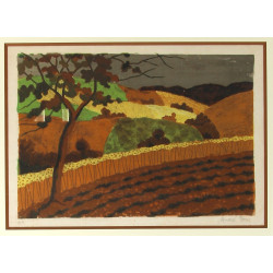 André EVEN (1918-1996) 'Paysage vallonn