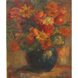Paul DANGMANN (1899-1974) "Bouquet de fl