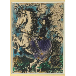 D'après PICASSO "La cavalière", tirage e