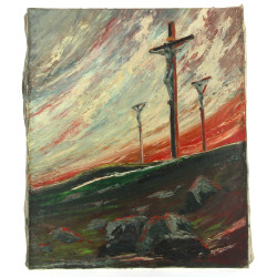 Jean-Paul SAVIGNY (1933-2001) "Crucifixi