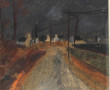 Alexandre MINGUET (1937-1996) "L'entrée 