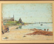 Ecole Bretonne des années 20 "Plage de P