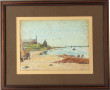 Ecole Bretonne des années 20 "Plage de P