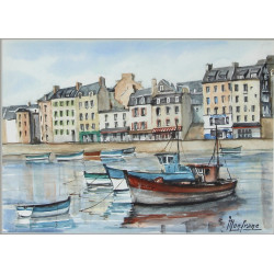 MONFRANC (Xxe) "Le port de Douarnenez", 