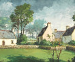 Laurent HOUEL (Xxème) "Maisons bretonnes