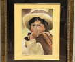 Ecole fin Xxème "Portrait de jeune péruv