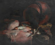 Ecole Xxème "Nature morte aux poissons",