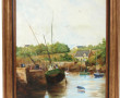 Charles GHARLIC (Né en 1960) "Petit port