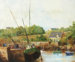 Charles GHARLIC (Né en 1960) "Petit port