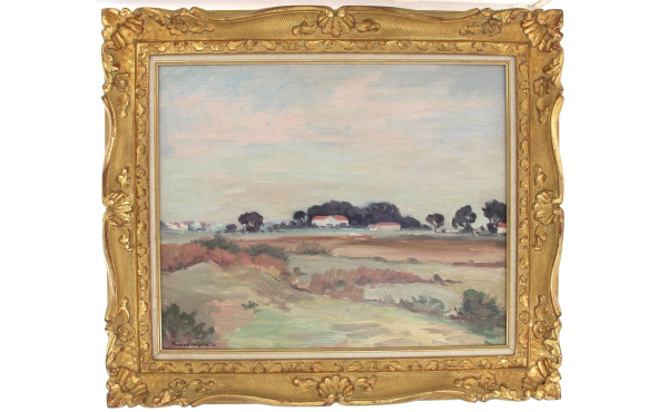 Frédéric LONGUET (1904-1987) "Paysage à 