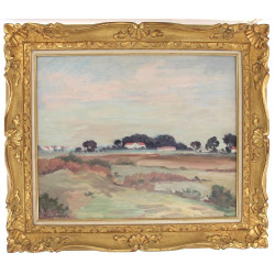 Frédéric LONGUET (1904-1987) "Paysage à 